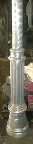 aluminum lamp post base