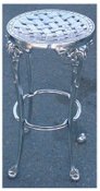 Pit cast aluminum patio barstool, model A-5343