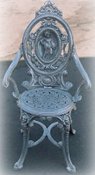 Seasons cast aluminum patio dining arm chair, item A-5203