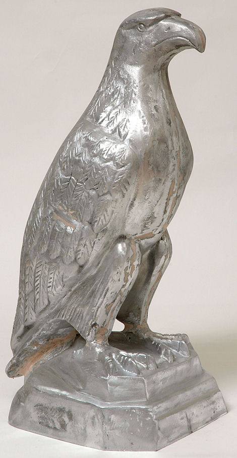 cast aluminum life size standing eagle statue