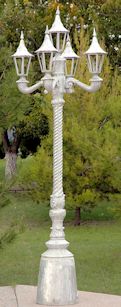 5 light tudor lamp