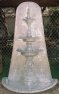 decorative wall fountain made from aluminum castings with swan base
