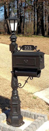 cast aluminum mailbox