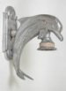 cast aluminum dolphin sconce