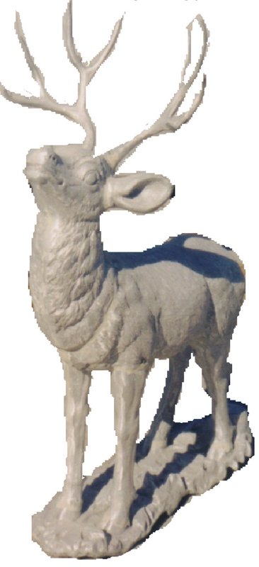 cast deer statue