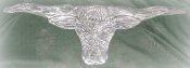 bull head wall plaque