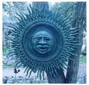 large sun face