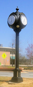four dial street clock