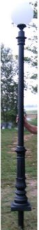 cast iron street lamp
