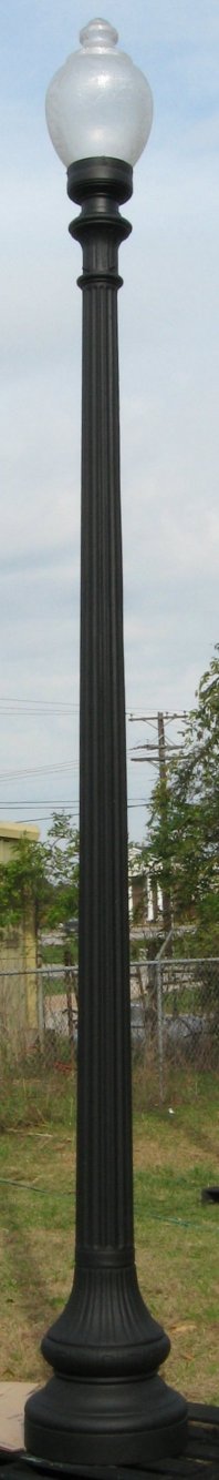 heavy duty cast aluminum street lamp