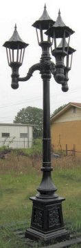 traditional street lamp design 4 light victorian with holland lamps made from aluminum castings