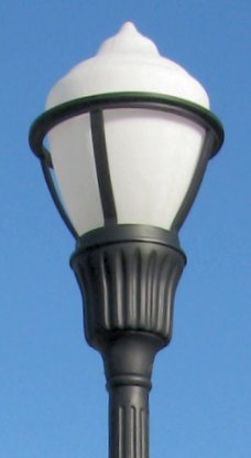 globe guard and ballast box for street lamp