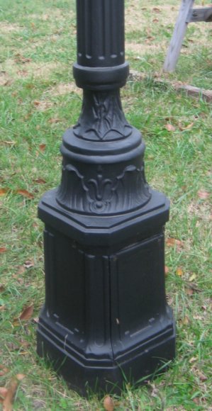 street lamp base replica of design used on Beale street in Memphis Tennessee