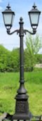 twin lamp victorian street light