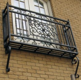 forged wrought iron juliette balcony