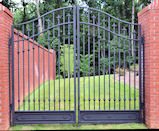 wrought iron gate